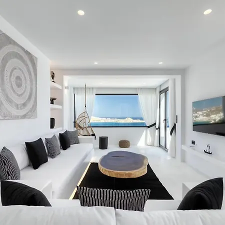 With Aegean Sea Views Villa Psarou (Mykonos)